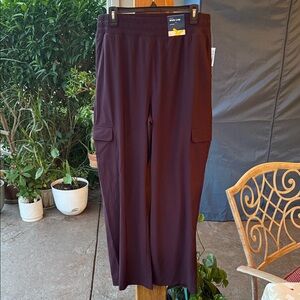 Old Navy Men's Wide-Leg Cargo Pants - Deep Burgundy